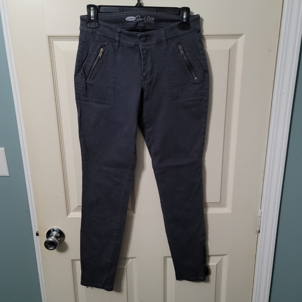 (2 Pair) Old‎ Navy Rockstar Jeans/Pants Women's Size 4 Good Condition